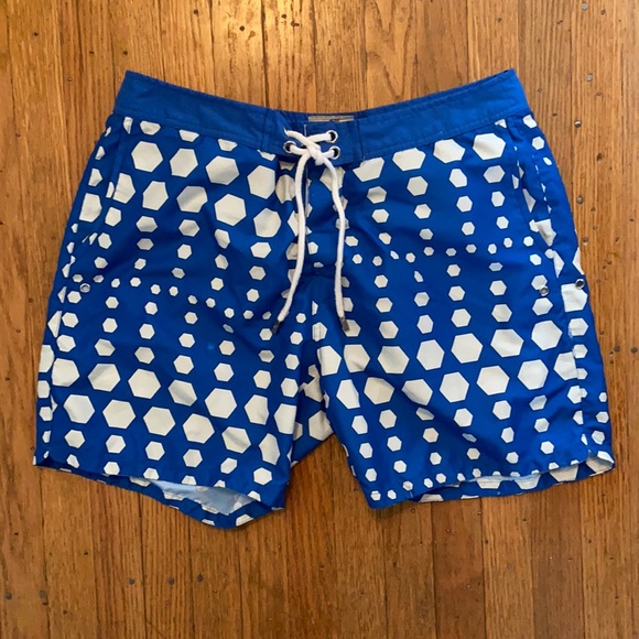 Mr.Swim Other - Mr. Swim Men’s Swim Trunks 34 Blue White